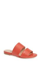Women's Charles David Slide Sandal .5 M - Orange
