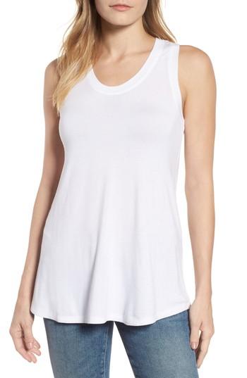 Women's Caslon Off-duty Swing Tank - White