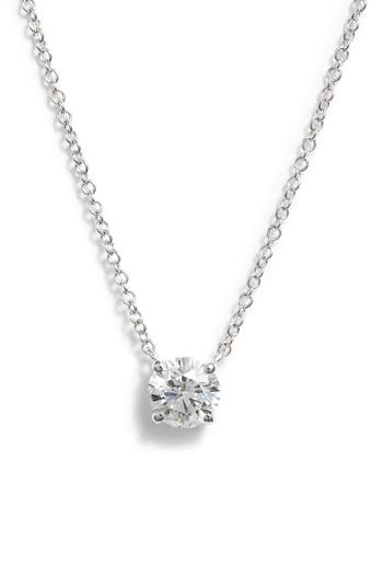 Women's Bony Levy Liora Large Solitaire Diamond Pendant (nordstrom Exclusive)
