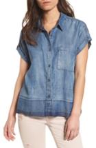 Women's Rails Courtney Released Hem Chambray Shirt - Blue