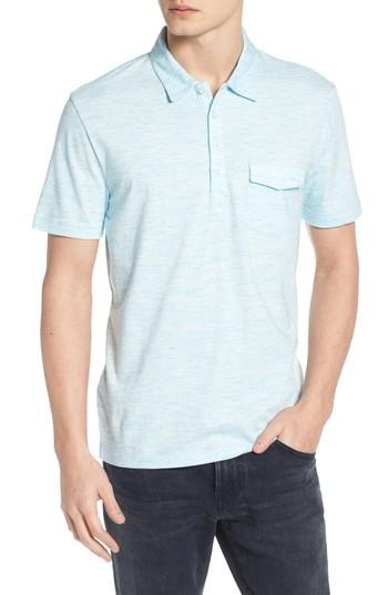 Men's Original Penguin Space Dye Jack 2.0 Polo, Size - Blue