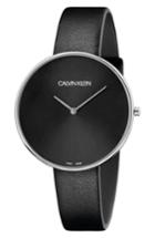 Women's Calvin Klein Full Moon Leather Band Watch, 42mm