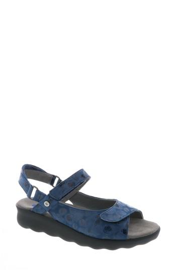 Women's Wolky Pichu Quarter Strap Sandal .5-9us / 40eu - Blue