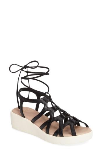 Women's Johnston & Murphy Chasity Sport Sandal M - Black