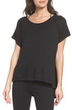 Women's Beyond Yoga Slink Out Loud High/low Tee - Black