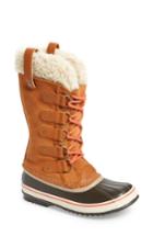 Women's Sorel Joan Of Arctic Genuine Shearling Waterproof Boot .5 M - Red