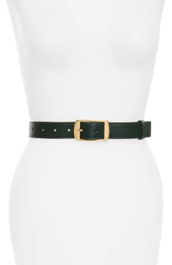 Women's Stella Mccartney Alter Faux Leather Belt - Dark Green