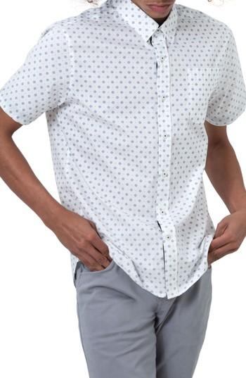 Men's 7 Diamonds Overflow Woven Shirt - White