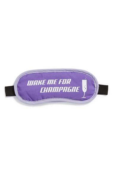 Flight 001 'wake Me For Champagne' Sleep Mask -