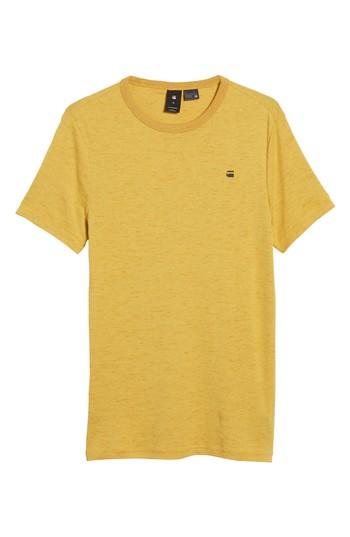 Men's G-star Raw Correct Unstand T-shirt - Orange