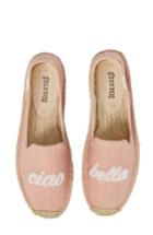 Women's Soludos Ciao Bella Espadrille Flat M - Pink