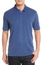 Men's Bugatchi Textured Jersey Polo, Size - Blue