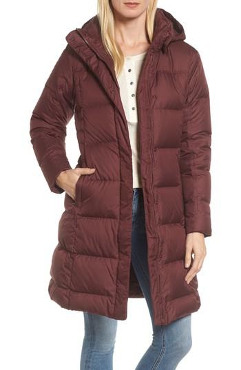 Women's Patagonia 'down With It' Water Repellent Parka - Red