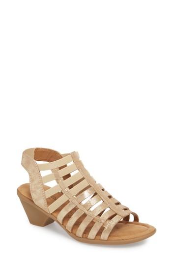 Women's Comfortiva Fran Sandal M - Metallic