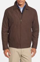 Men's Cutter & Buck 'roosevelt' Classic Fit Water Resistant Full Zip Jacket - Brown (online Only)