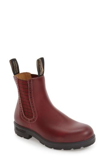 Women's Blundstone Footwear 'original Series' Water Resistant Chelsea Boot M - Red