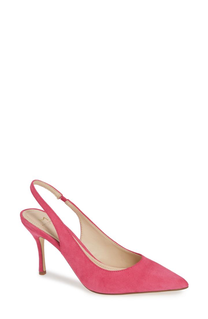 Women's Marc Fisher D Camela Slingback Pump, Size 10 M - Pink