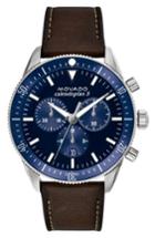 Men's Movado Heritage Chrono Leather Strap Watch, 42mm
