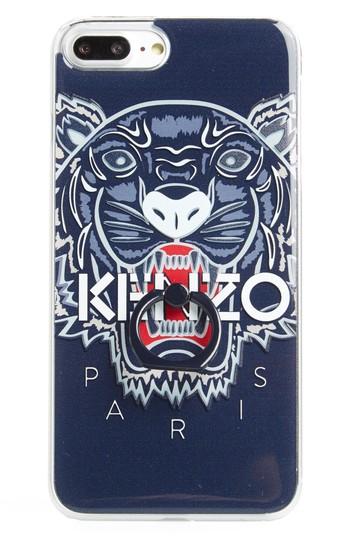 Kenzo 3d Tiger Ring Iphone 7 Case - Blue