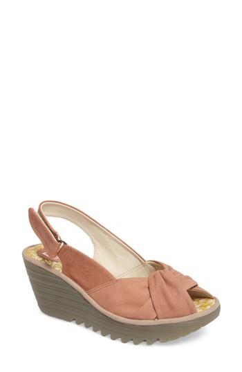 Women's Fly London Yata Sandal .5-6us / 36eu - Pink