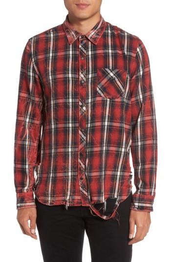 Men's Hudson Jeans Weston Slim Fit Plaid Sport Shirt