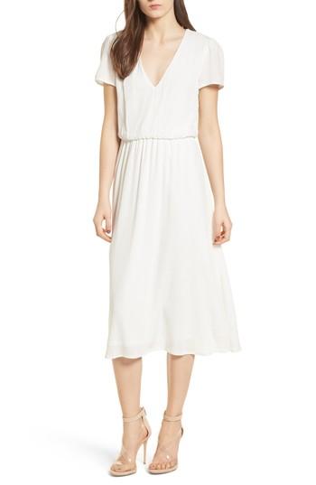 Women's Wayf Blouson Midi Dress, Size - Ivory