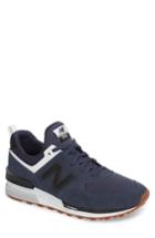 Men's New Balance 574 Sport Sneaker .5 D - Blue