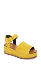 Women's Topshop Wow Platform Wedge Sandal .5us / 36eu - Yellow