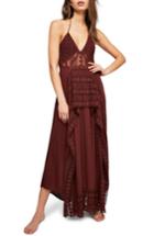 Women's Free People Can't Wait To Swim Maxi Dress - Purple