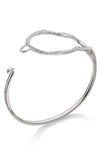 Women's Monica Vinader Riva Diamond Hook Bracelet