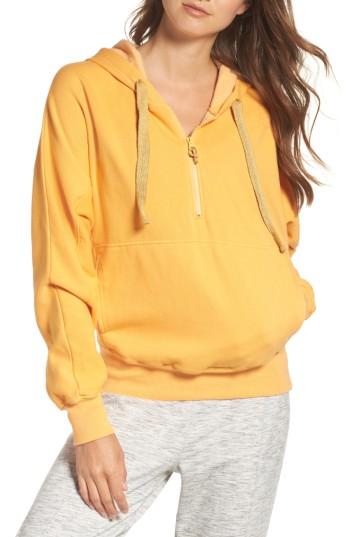 Women's Free People Think Future Hoodie - Orange