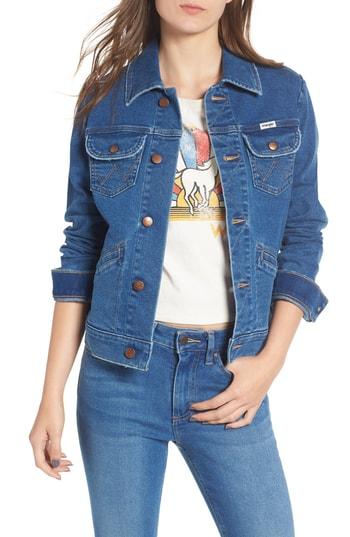 Women's Wrangler Heritage Denim Jacket - Blue