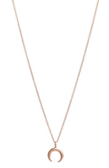 Women's Dogeared Let Imagination Shine Crescent Pendant Necklace