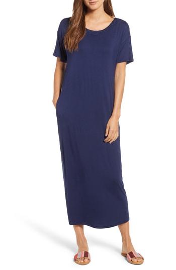 Women's Bobeau Cinched Back Maxi Dress - Blue