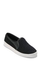 Women's Cole Haan Grandpro Spectator Woven Slip-on Sneaker B - Black