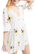 Women's Free People Time On My Side Minidress - Ivory