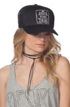 Women's Rip Curl Vibe Tribe Trucker Hat - Black