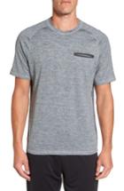 Men's Zella Celsian Moisture Wicking Pocket T-shirt, Size - Grey