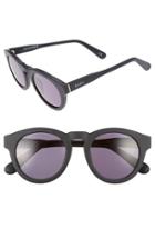 Women's Diff Dime Ii 48mm Retro Sunglasses - Matte Black/ Grey