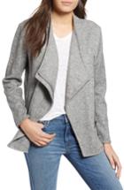 Women's Bb Dakota Downtown Zip Knit Jacket - Grey