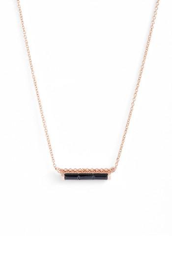 Women's Leah Alexandra Channel Set Semiprecious Stone Necklace