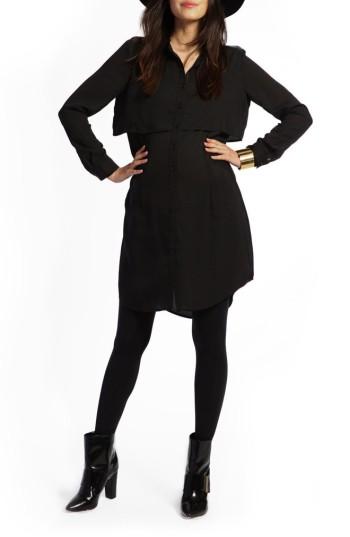 Women's Loyal Hana Sky Maternity/nursing Dress - Black