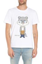 Men's Lvlxiii Raccoon Graphic T-shirt - White