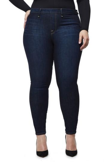 Women's Good American High Waist Side Zip Skinny Jeans