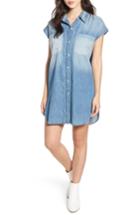 Women's Hudson Jeans Chambray Shirtdress - Blue