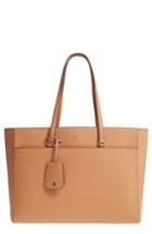 Tory Burch Robinson Leather Tote - Brown