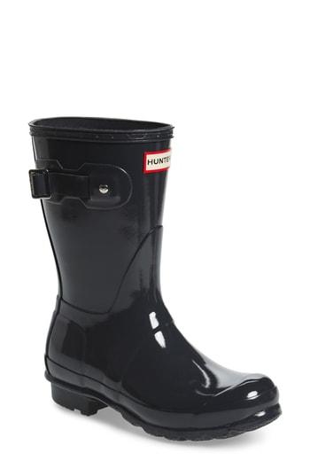 Women's Hunter Original Short Gloss Rain Boot M - Grey