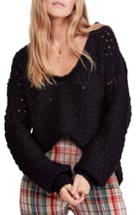 Women's Free People Crashing Waves Pullover - Black