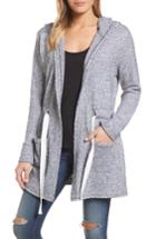 Women's Caslon Drawstring Hooded Jacket - Black