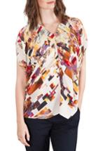 Women's Kinwolfe Crepe De Chine Maternity/nursing Tunic